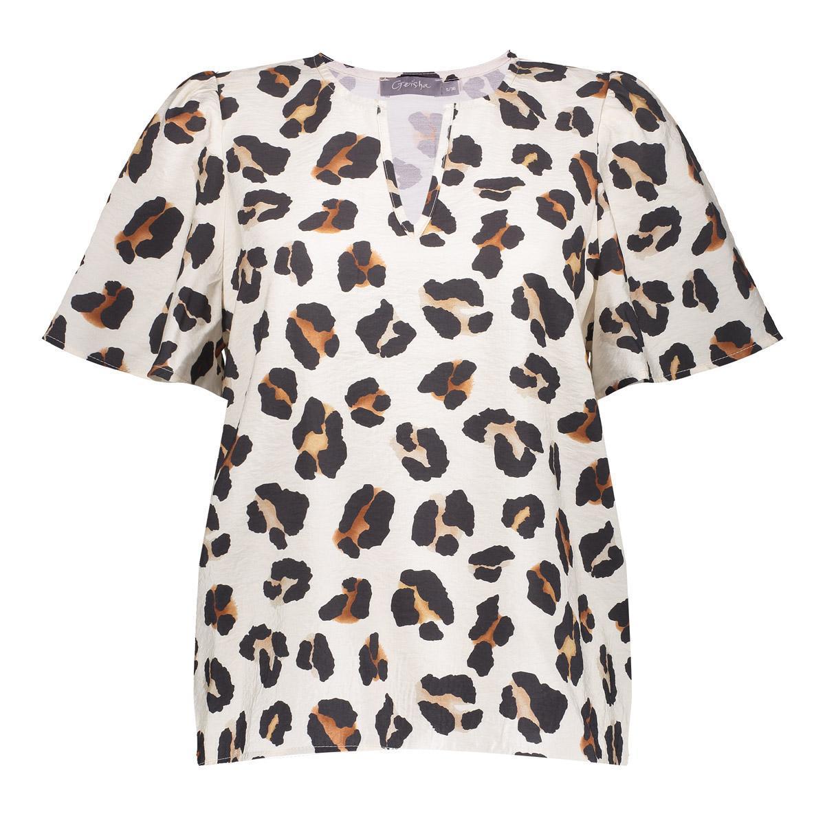 Geisha Geisha Blouse 53476-20 Off-White 2