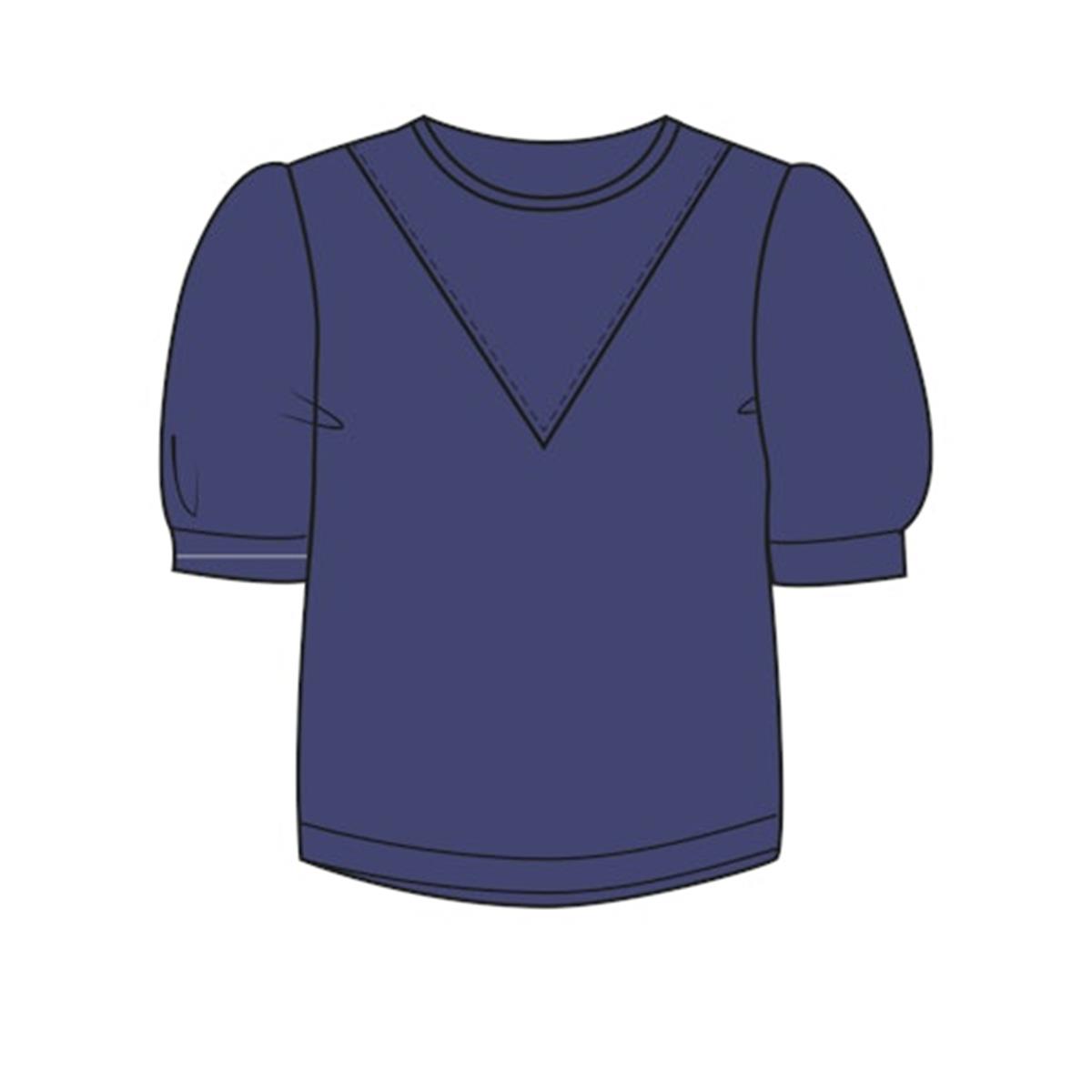 POM Amsterdam POM Amsterdam Blouse SP9040 Blauw 1