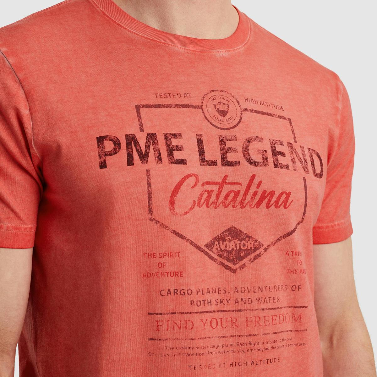 PME Legend PME Legend T-Shirt PTSS2504593 Koraal 5