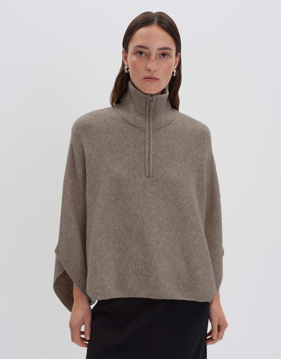 SOMEDAY Sjaal Brialo Cape Beige 1