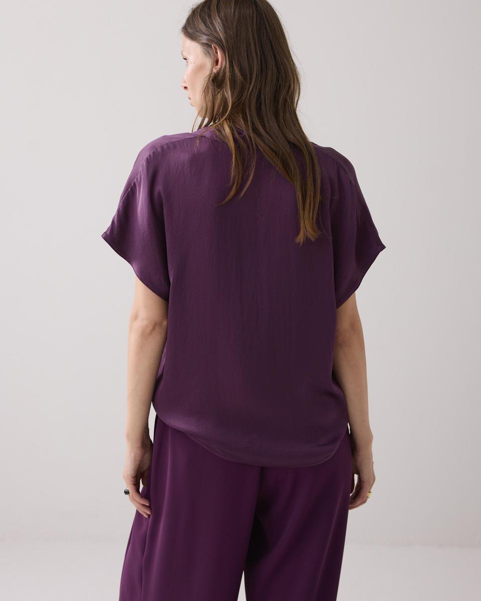 Summum Blouse 2s3324-11817 Paars 3