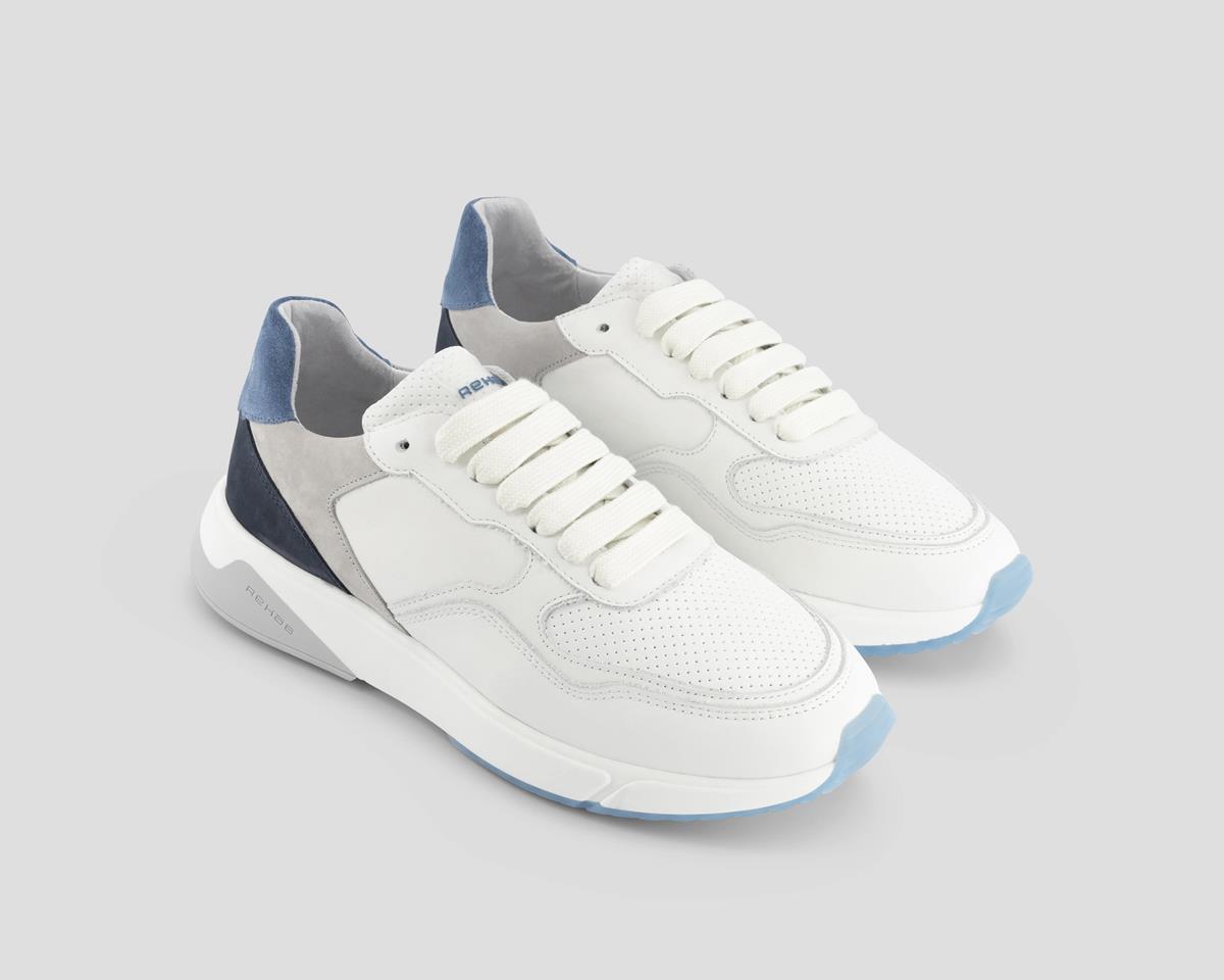 REHAB Sneakers Booster Lthr Nub Wit 1