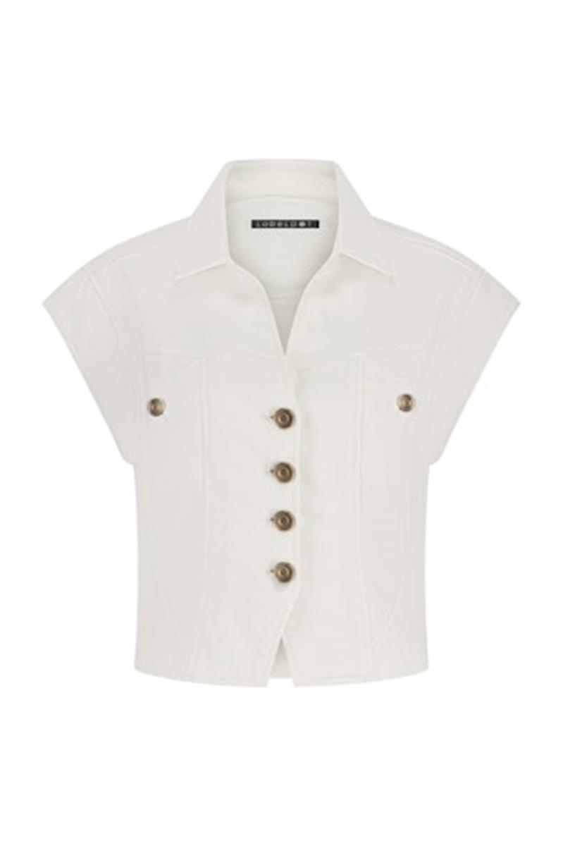 Label DOT Label DOT Gilet 2517005 Wit 2