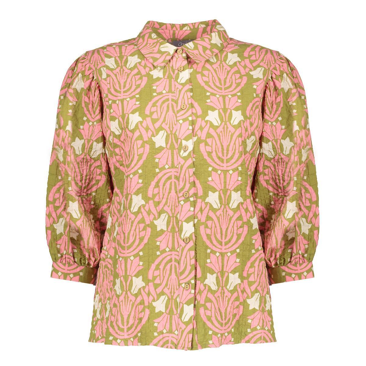Geisha Geisha Blouse 53208-20 Groen 3