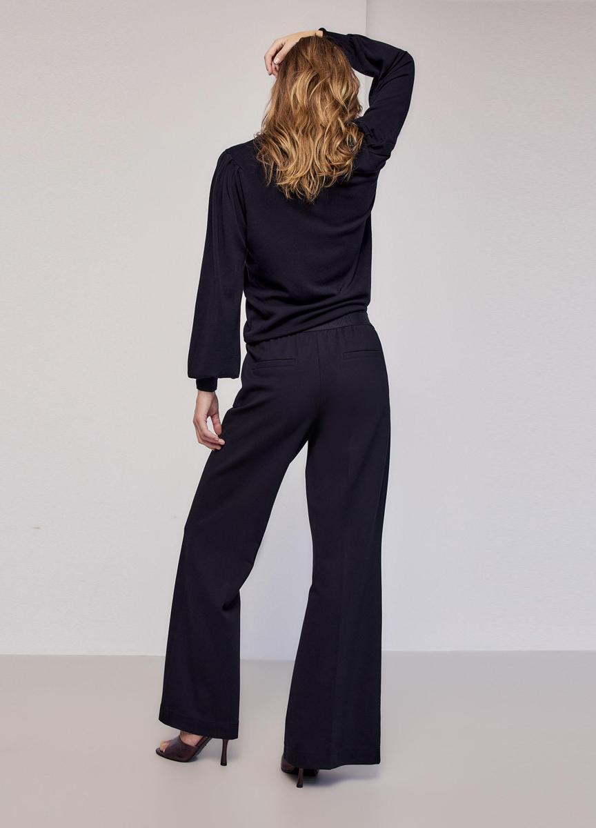Summum Summum Pantalon Rome-11580 Zwart 4