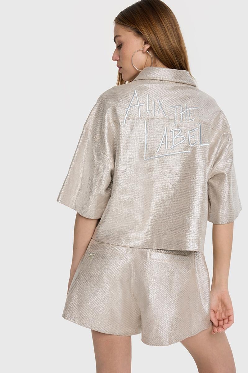 Alix The Label Blouse 2506915126 Zilver 3