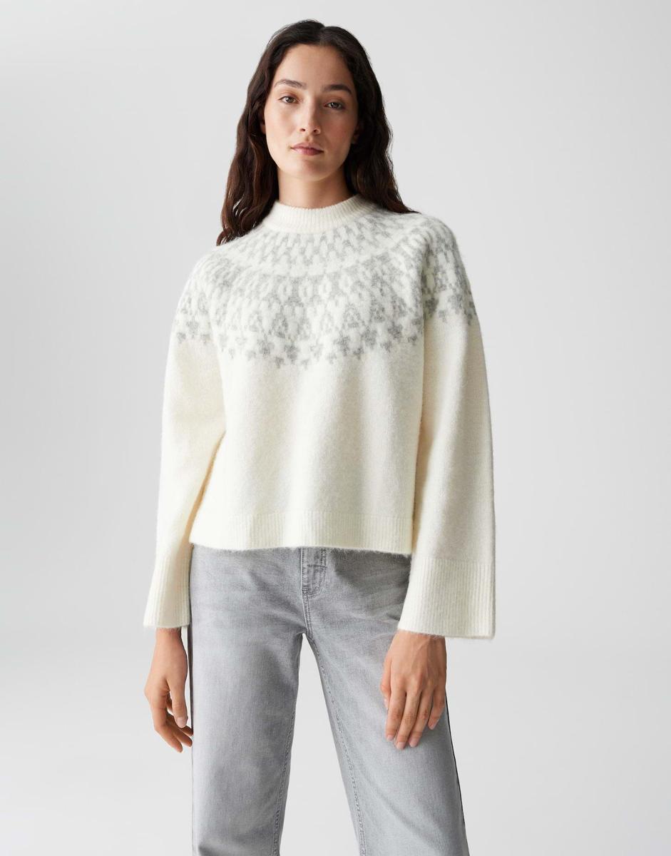 OPUS Trui 10474513555384 Off-White 2