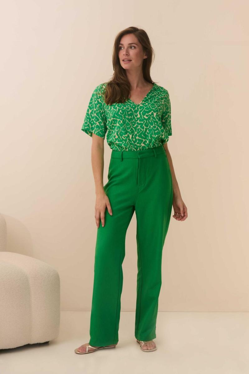Lofty Manner Lofty Manner Blouse QD03 - Iggy Groen 3