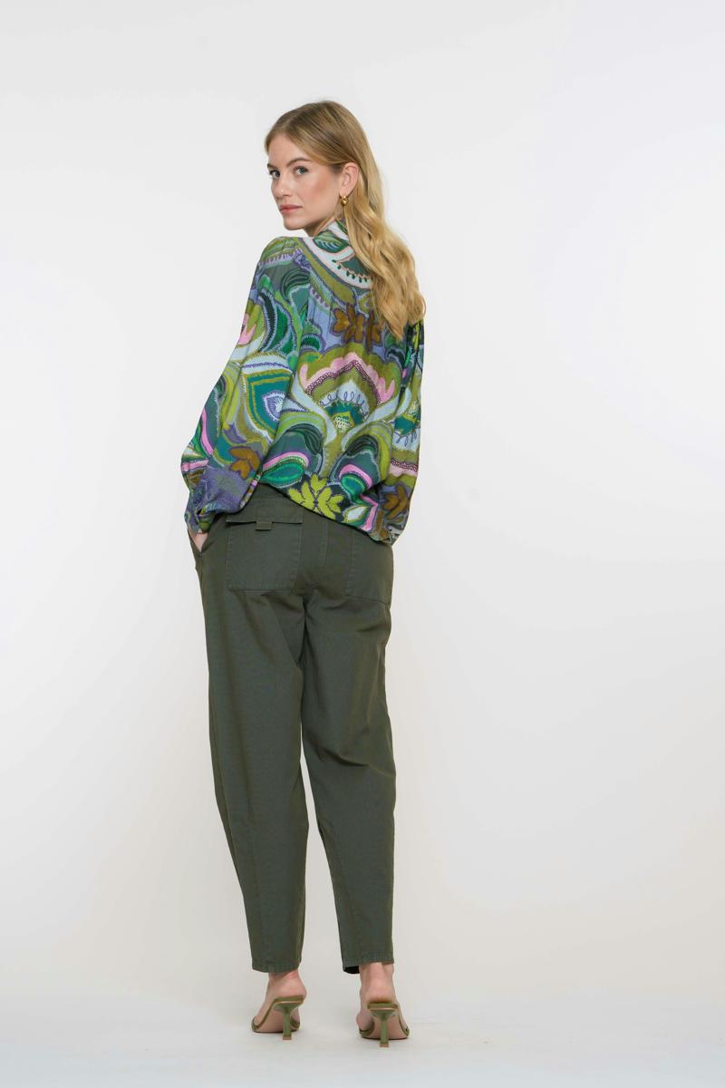 Geisha Geisha Blouse 53227-20 Groen 4