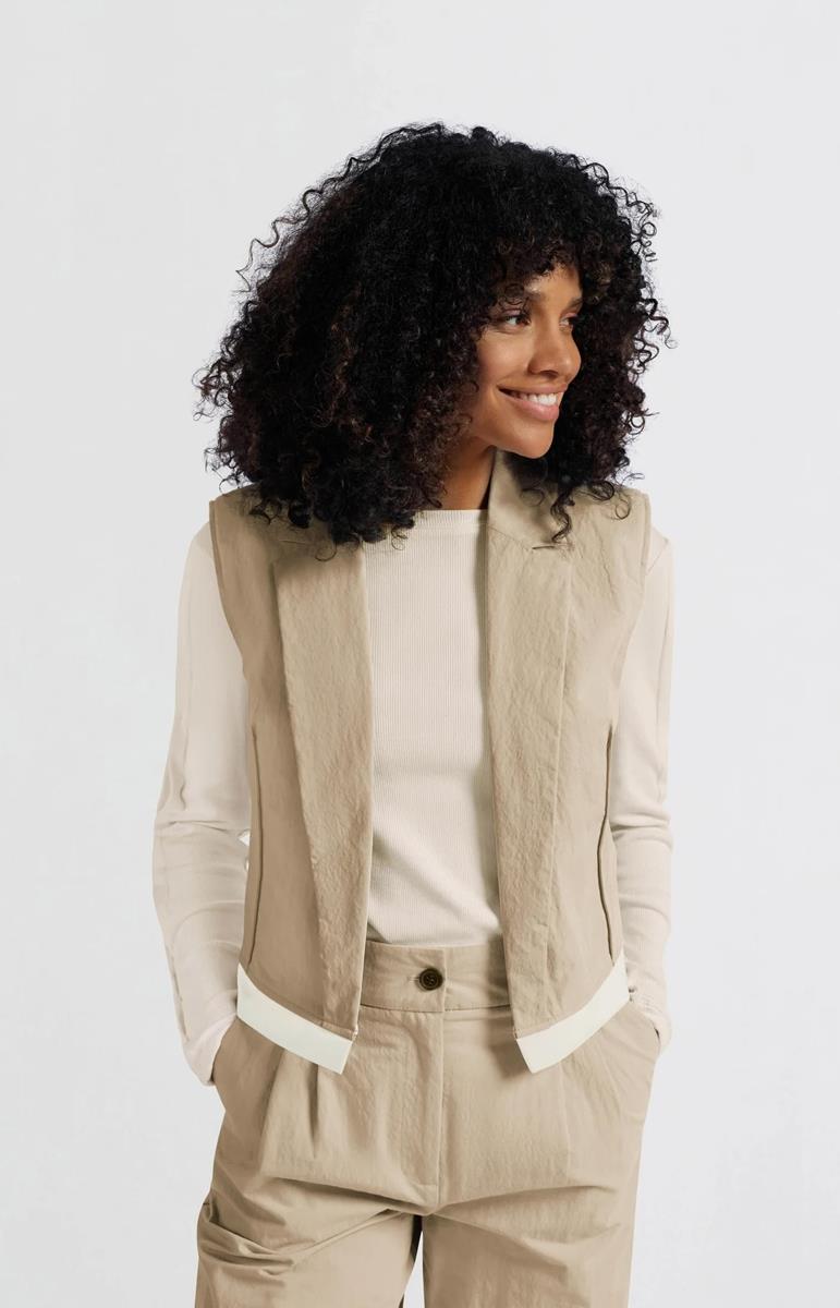 YAYA YAYA Gilet 01-521001-503 Beige 1