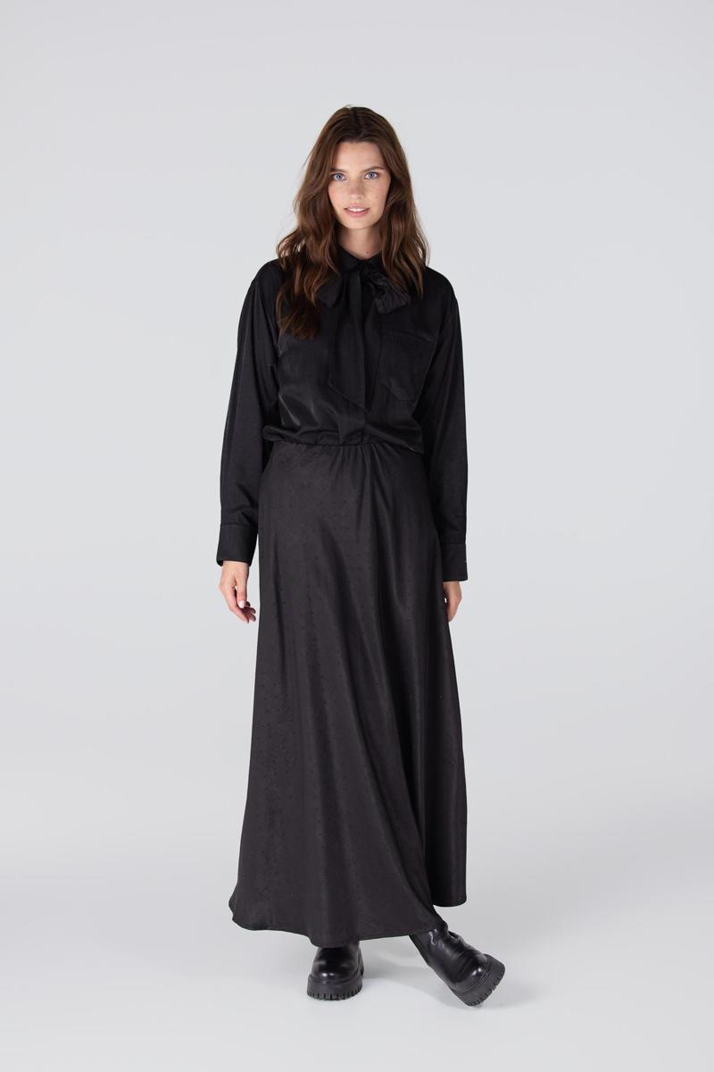 Jansen Amsterdam Blouse ESS W25.4 Zwart 5