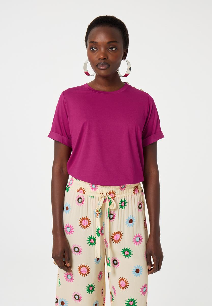 Fabienne Chapot Fabienne Chapot T-Shirt Molly T-Shirt Paars 1
