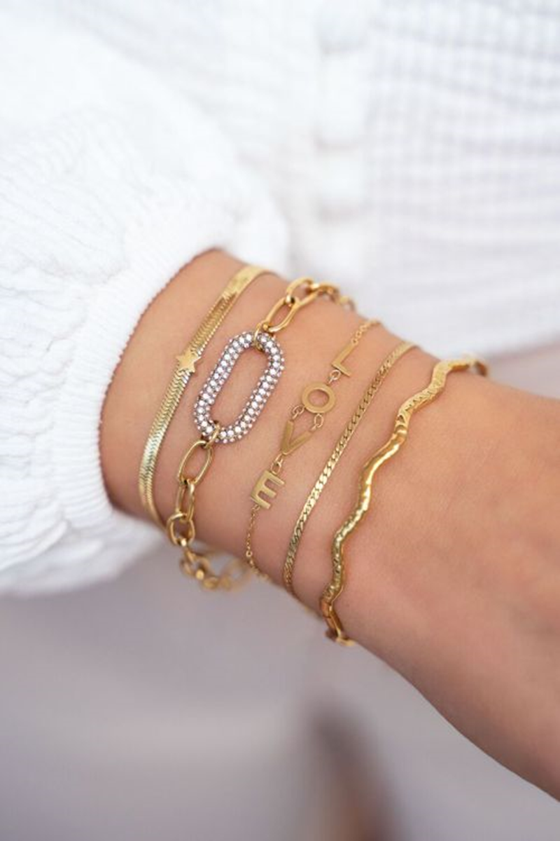 My Jewellery My Jewellery Armband MJ05208 Goud 2