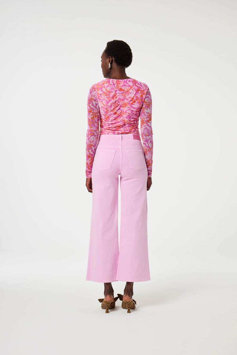 Fabienne Chapot Fabienne Chapot Jeans Hayley Wide Leg C Roze 3
