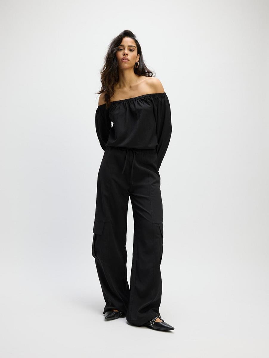 Refined Department Refined Department Pantalon Nevada Zwart 1