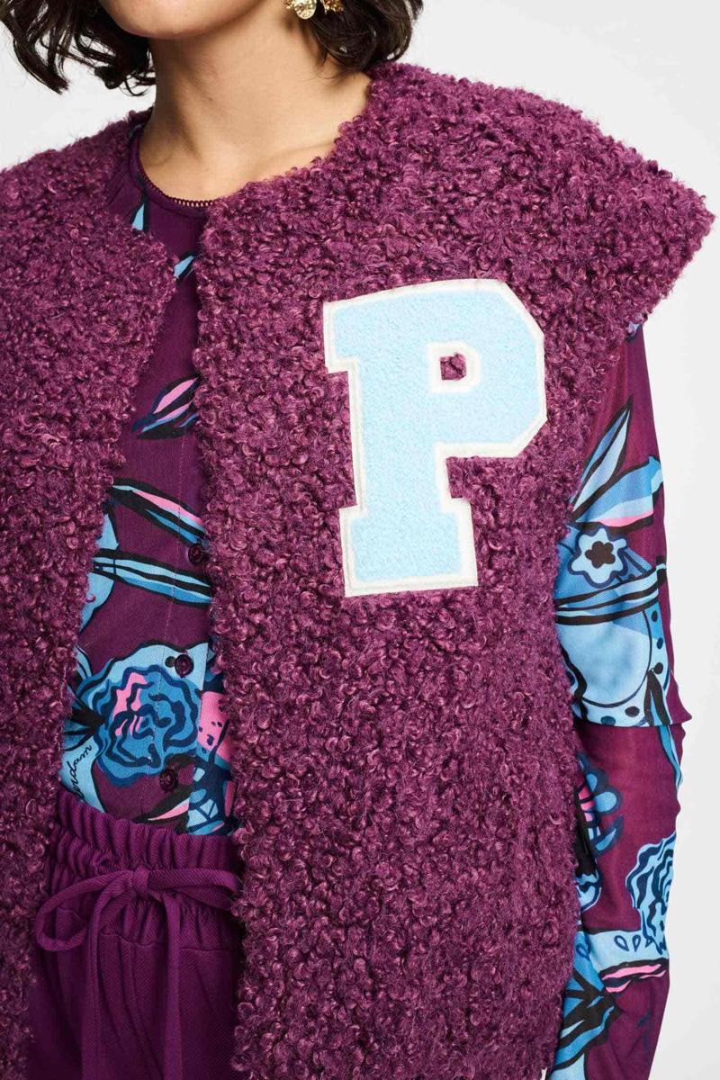 POM Amsterdam Gilet SP9367 Paars 5