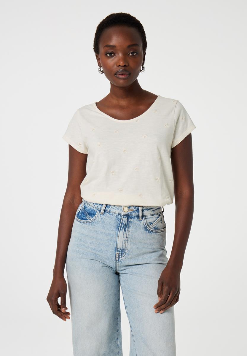 Fabienne Chapot Fabienne Chapot T-Shirt Phil Round V T-Sh Wolwit 1