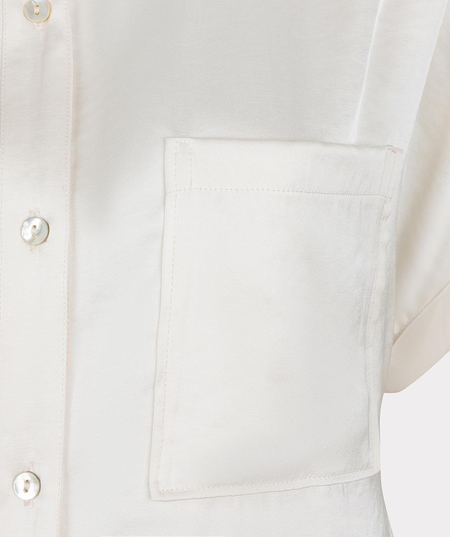 EsQualo EsQualo Blouse SP25.10029 Wolwit 3