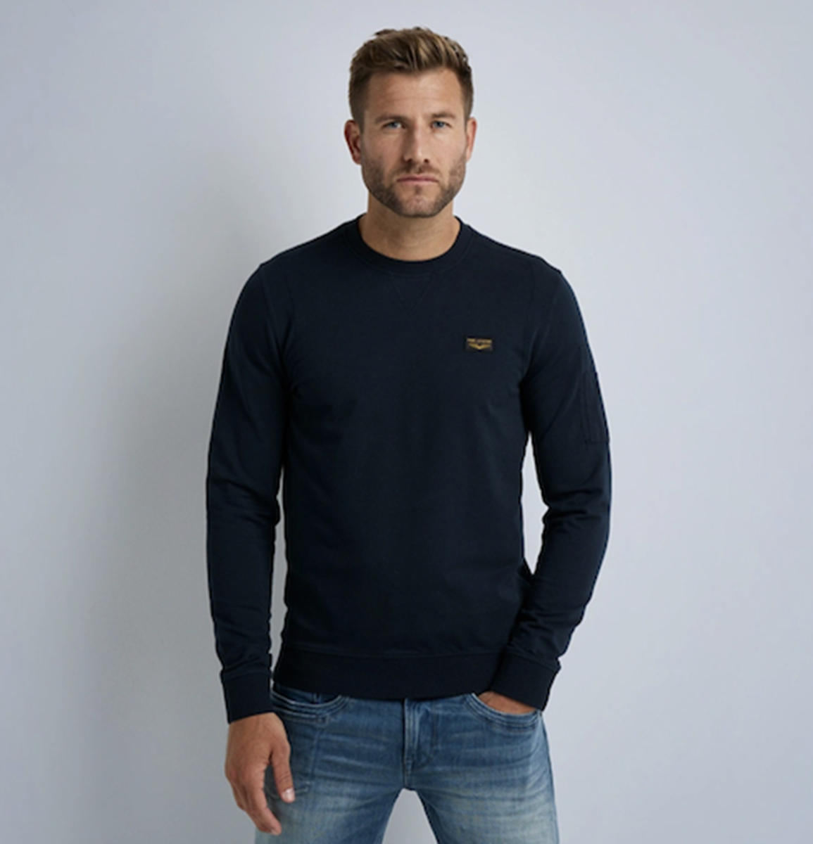 PME Legend PME Legend Sweater PLS0000431 Blauw 1