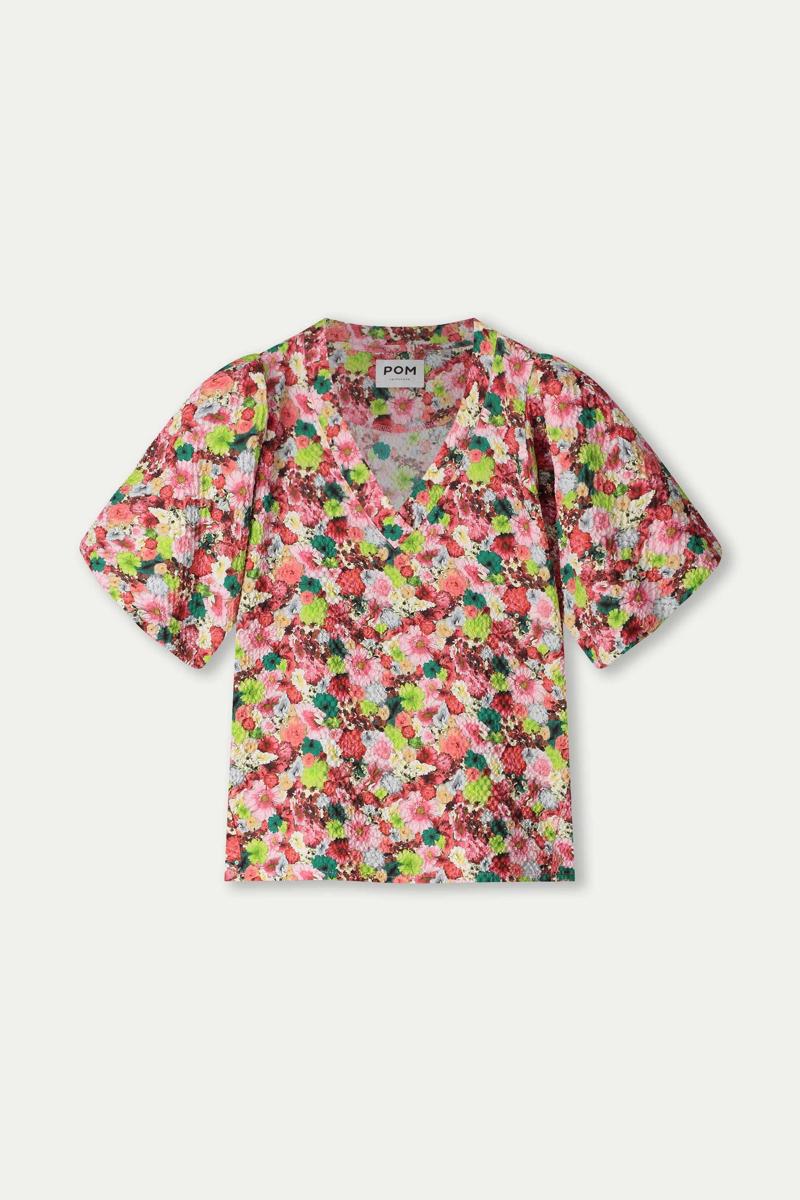 POM Amsterdam POM Amsterdam Blouse SP9077 Rood 6