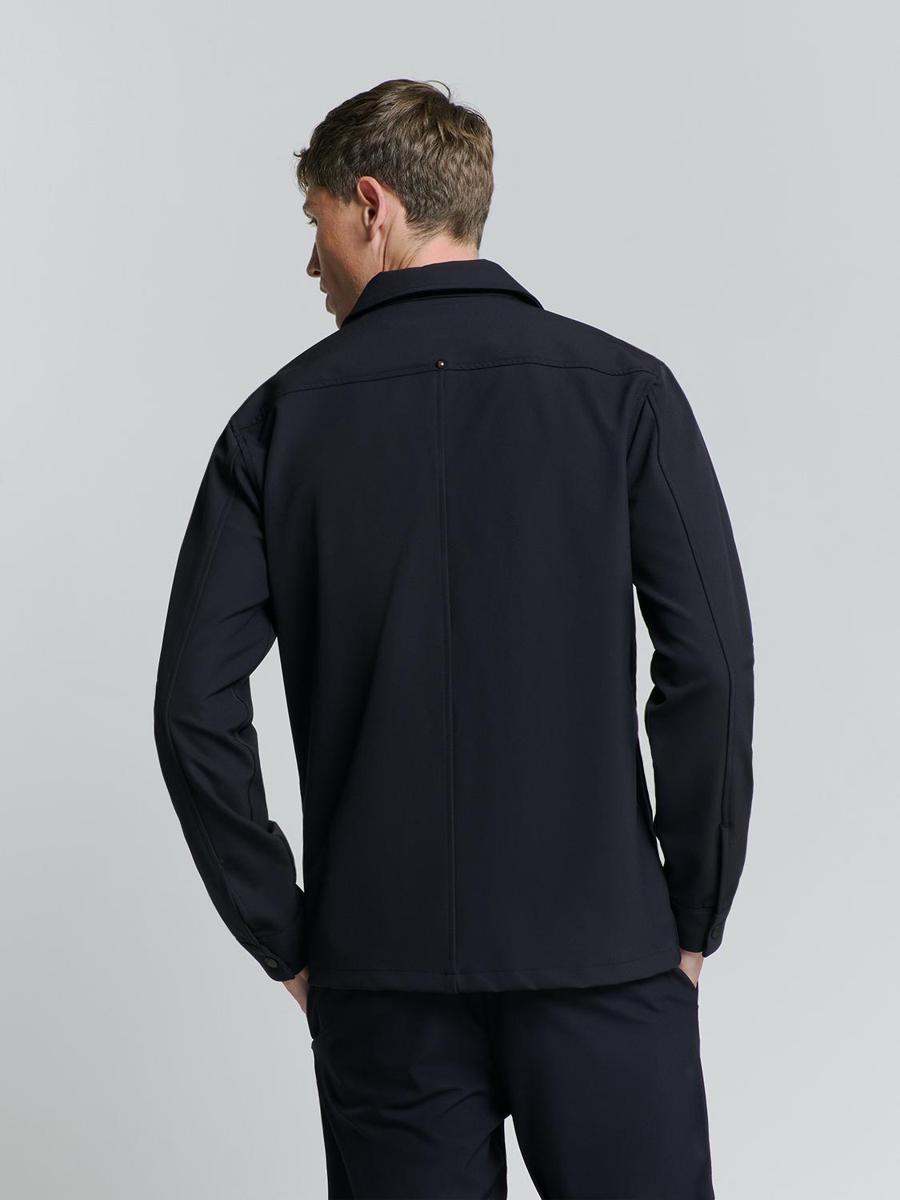 No Excess No Excess Overshirt 27510104 Blauw 4