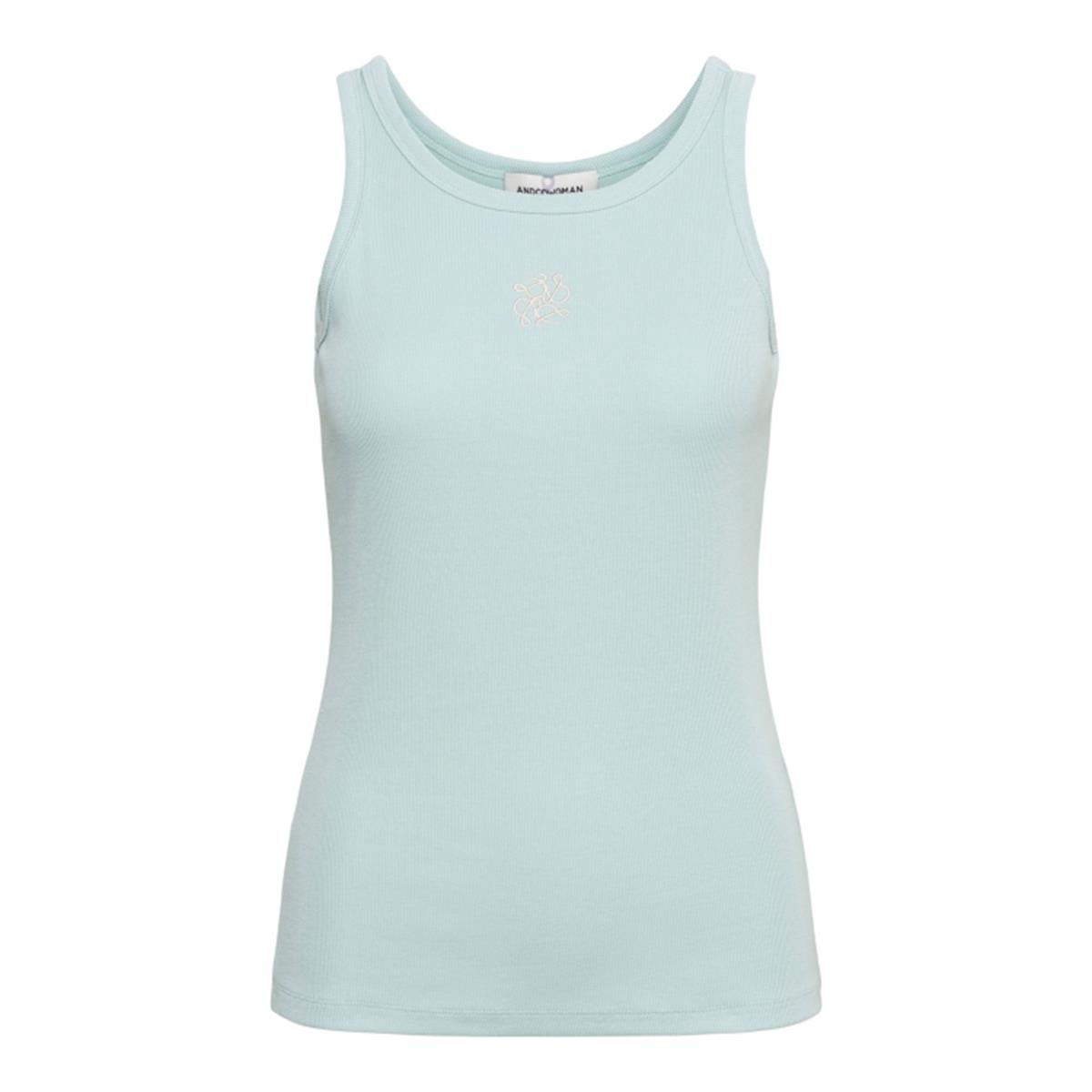 &Co Woman Top Selena Embro Blauw 1
