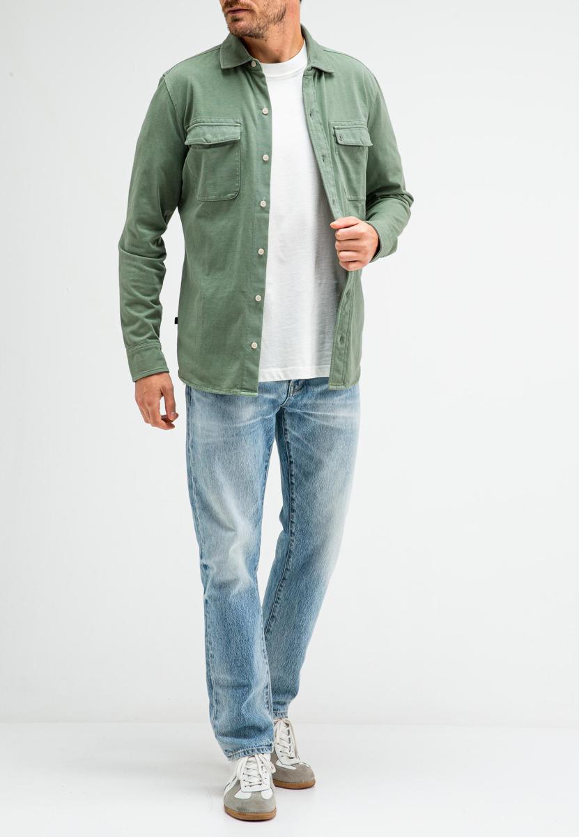 Butcher of Blue Butcher of Blue Overshirt M2514021 Groen 5