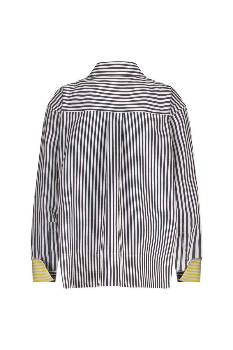 Studio Anneloes Studio Anneloes Blouse Tamar stripe blou Blauw 2
