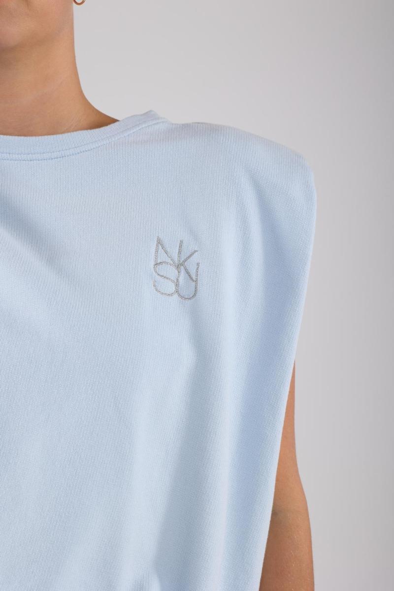 NUKUS NUKUS T-Shirt NKS01064 Blauw 5