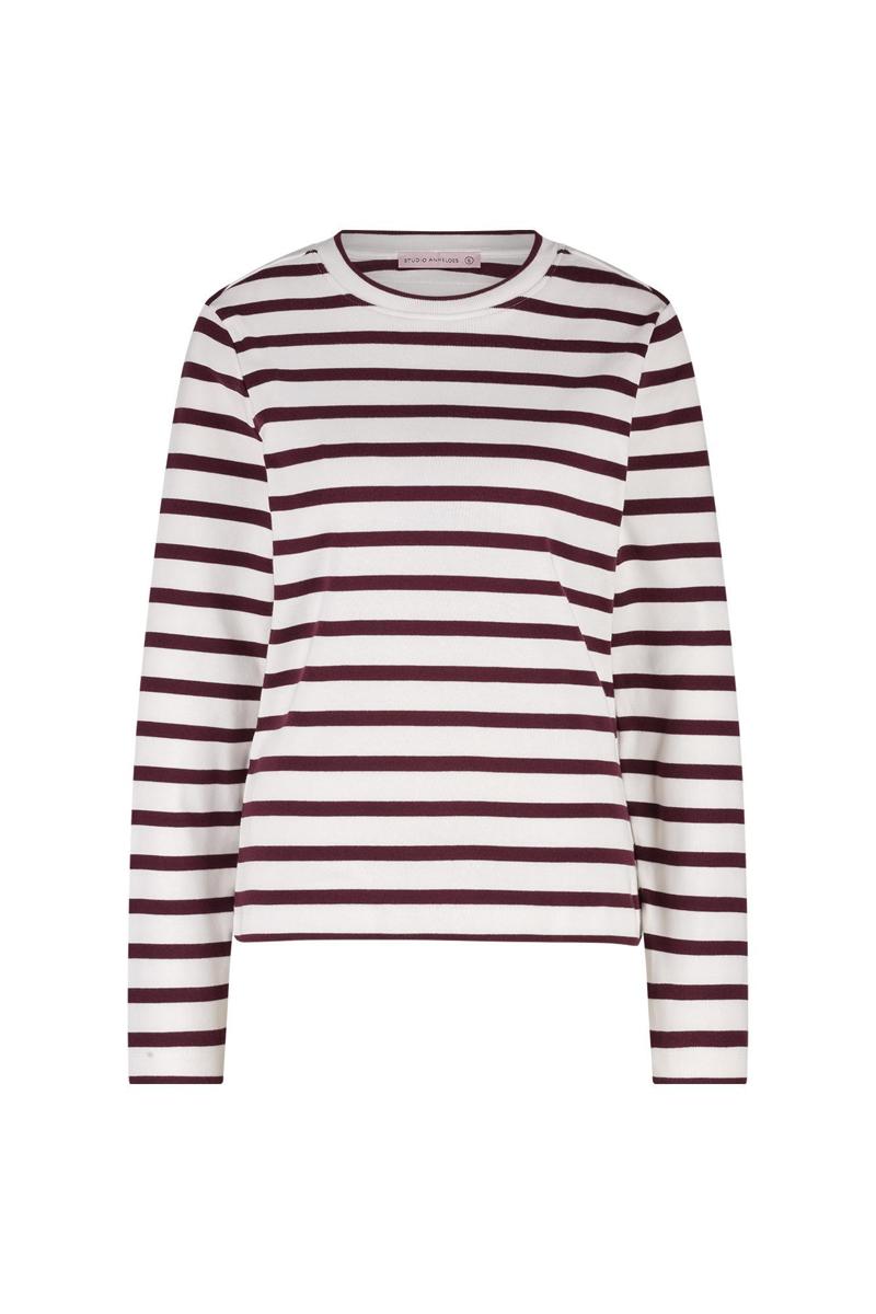 Studio Anneloes T-Shirt Annika stripe ls Rood 1