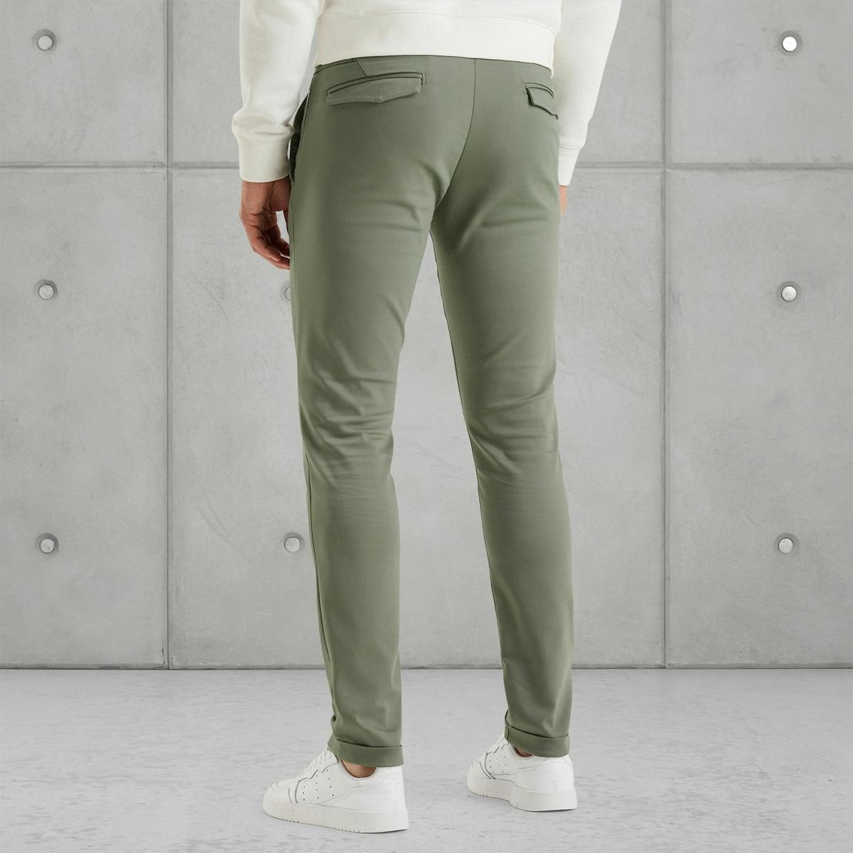 Cast Iron Pantalon Riser Chino Groen 2