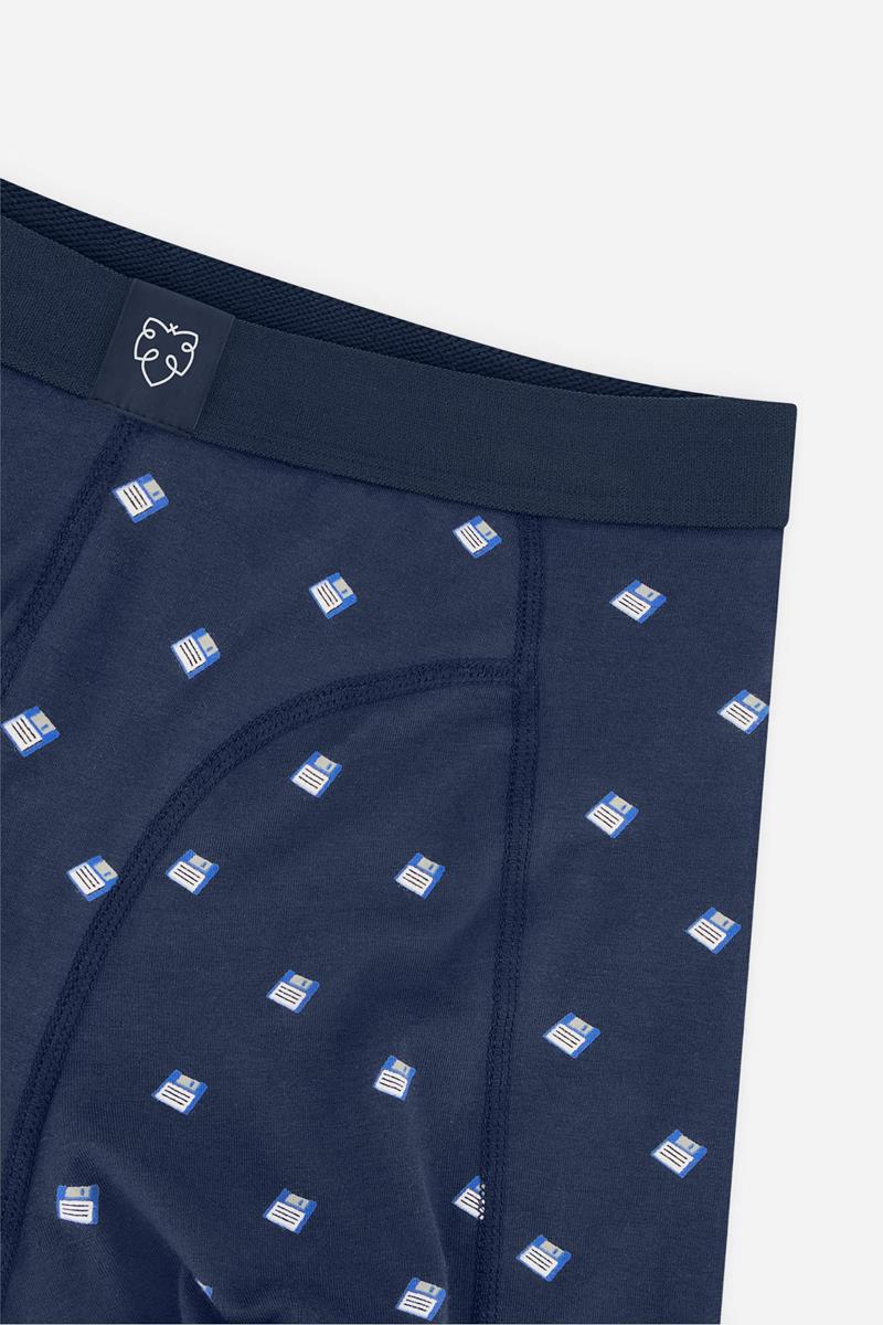 A-dam Boxershort Floppy Disks Blauw 3