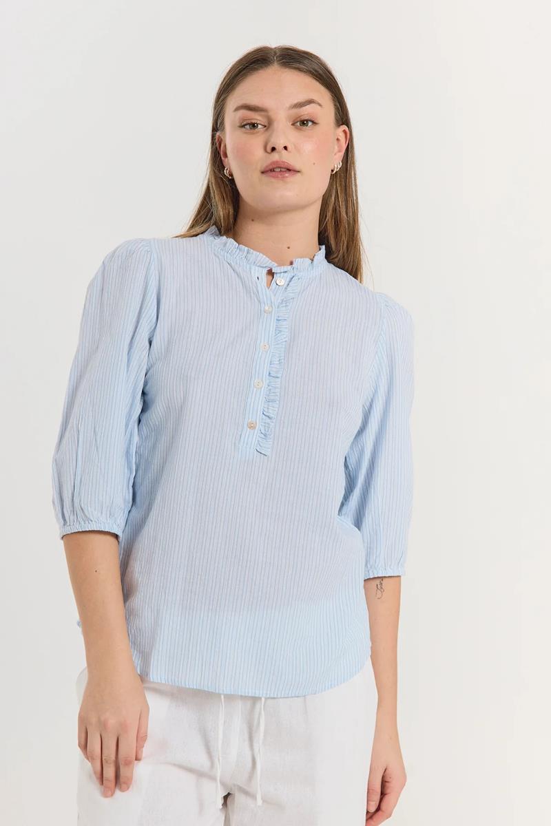Freequent Freequent Blouse Rolly Blauw 1