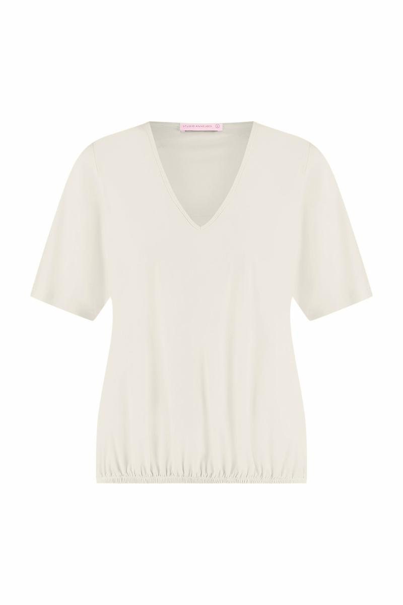 Studio Anneloes Studio Anneloes T-Shirt Vicky shirt Off-White 1