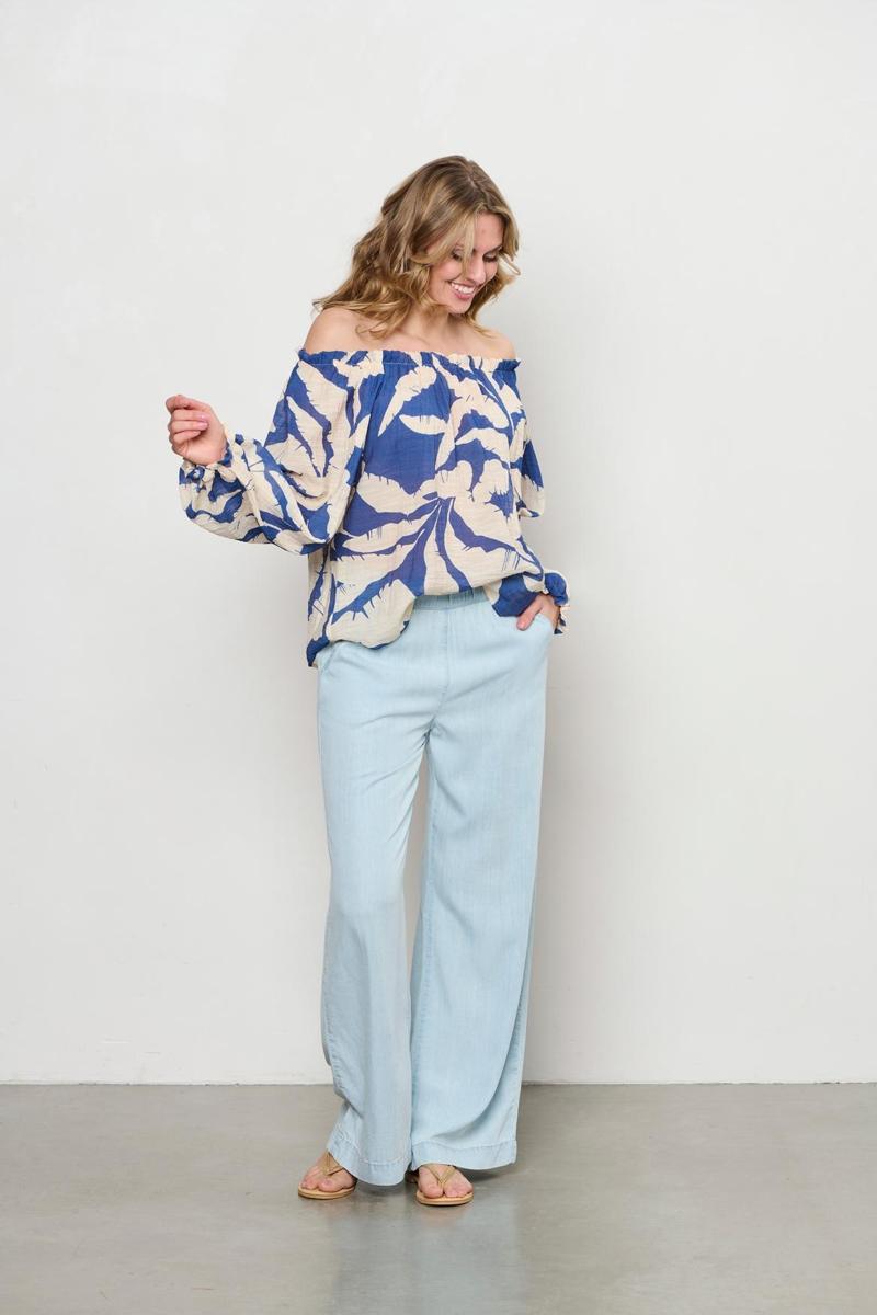 &Co Woman Blouse BL378 Blauw 6