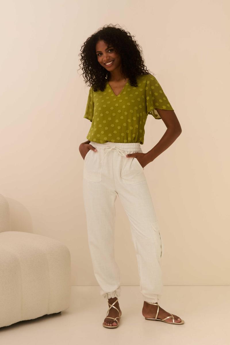 Lofty Manner Lofty Manner Pantalon QC36 - Trouser Ev Wit 3