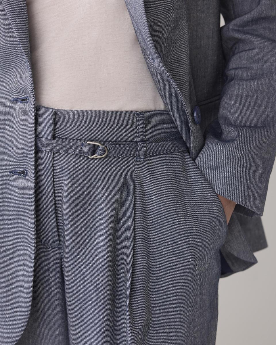 Summum Summum Pantalon 4s2767-12157 Blauw 4