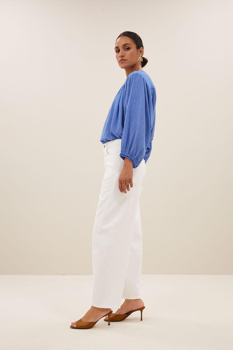 By-Bar By-Bar Blouse Becky Athia Blous Blauw 4