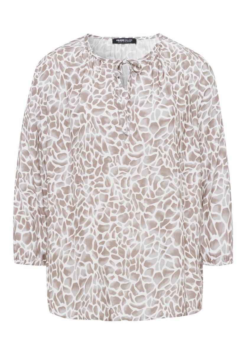 Frank Walder Frank Walder Blouse S52104103 Taupe 1