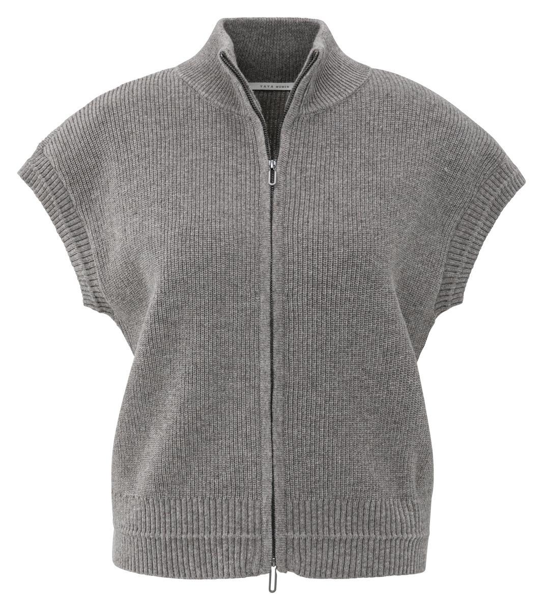 YAYA Vest 01-010132-510 Taupe 1