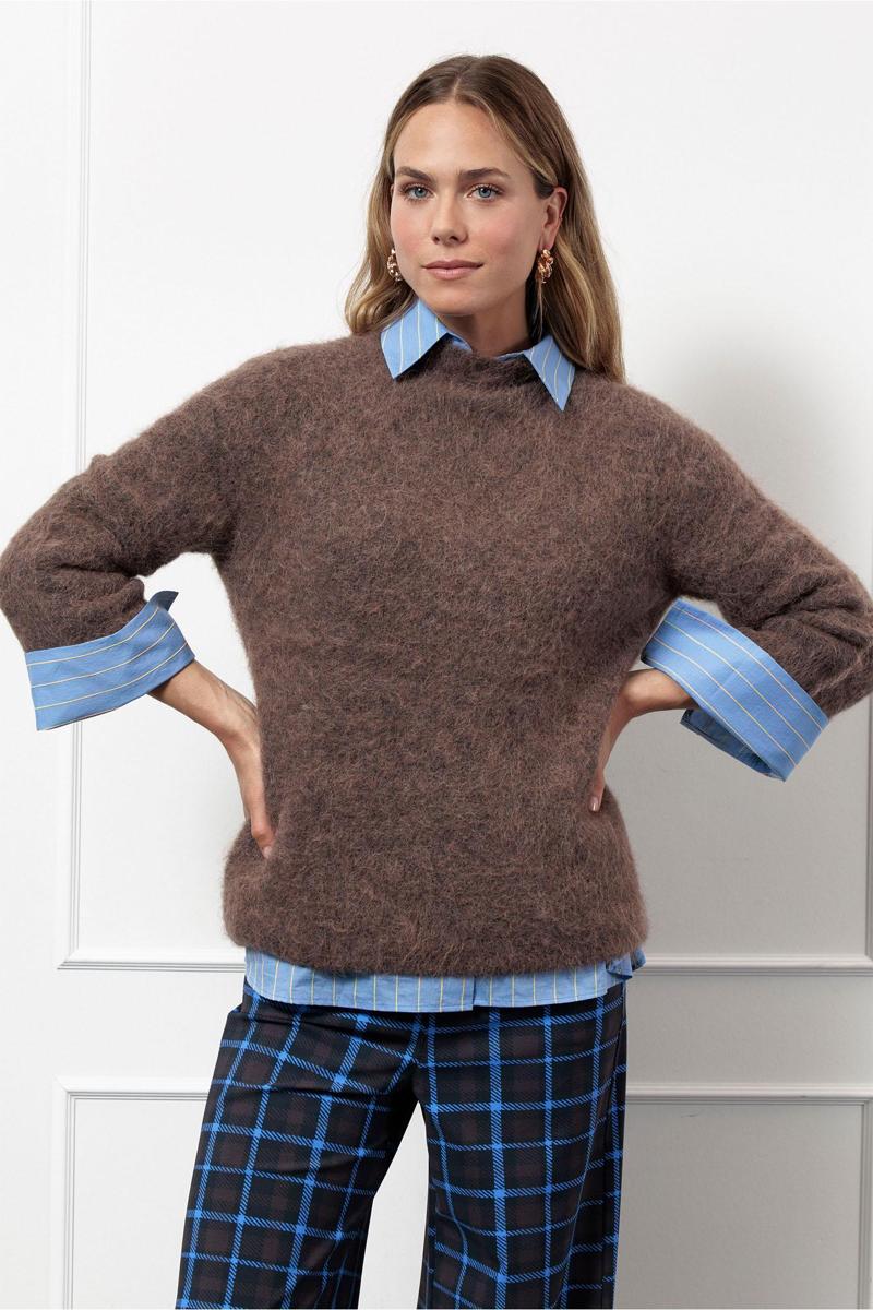 Studio Anneloes Trui Marelle pullover Bruin 1