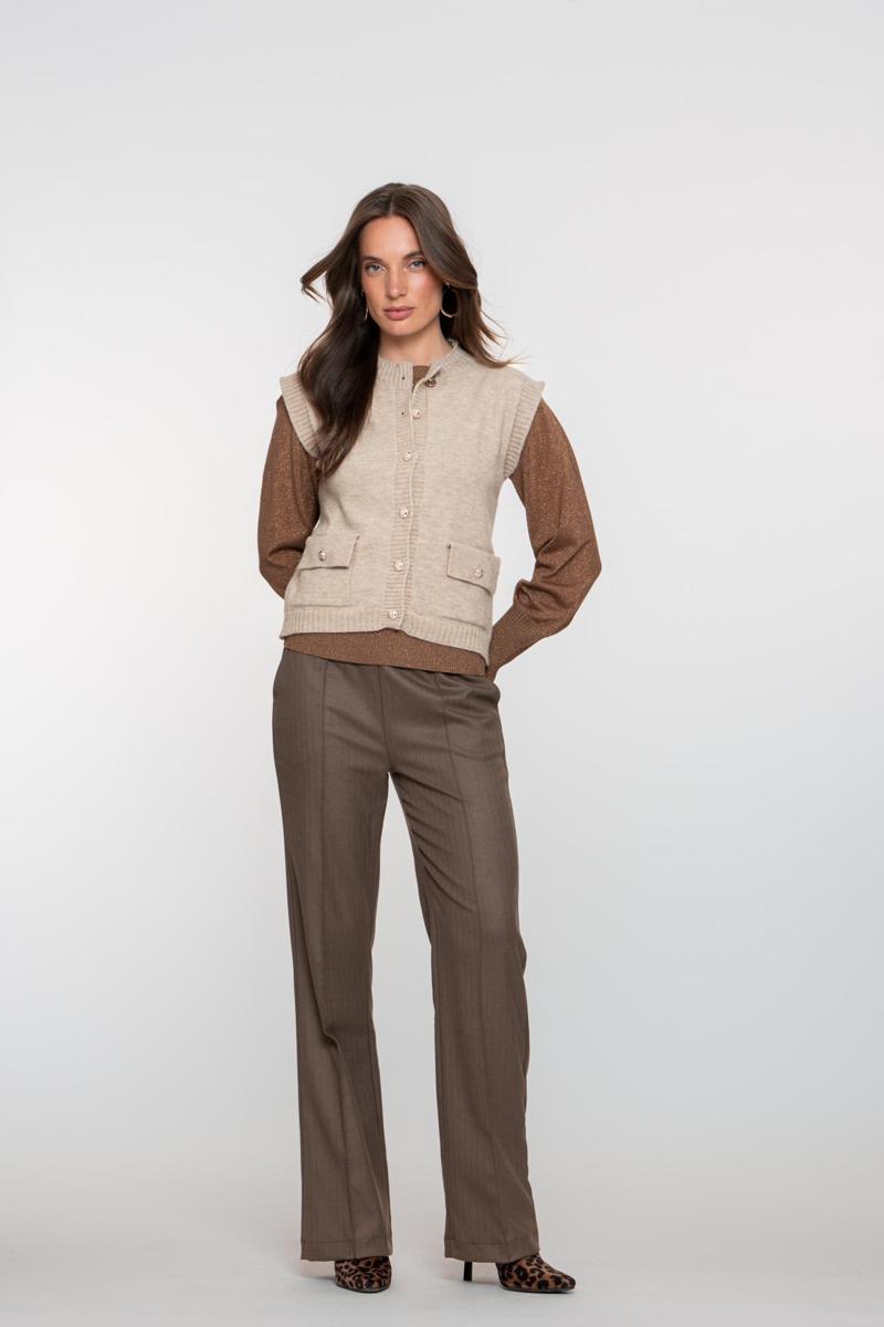 Geisha Pantalon 51840-20 Taupe 1