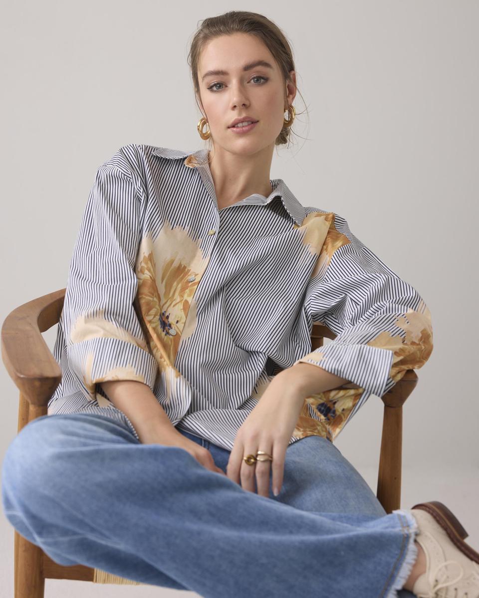 Summum Summum Blouse 2s3239-12168 Blauw 4