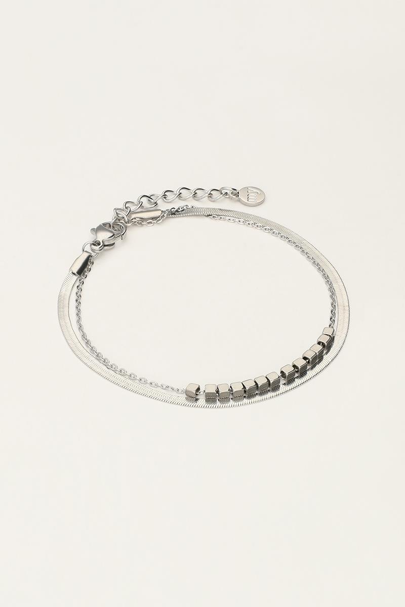My Jewellery My Jewellery Armband MJ10158 Zilver 1