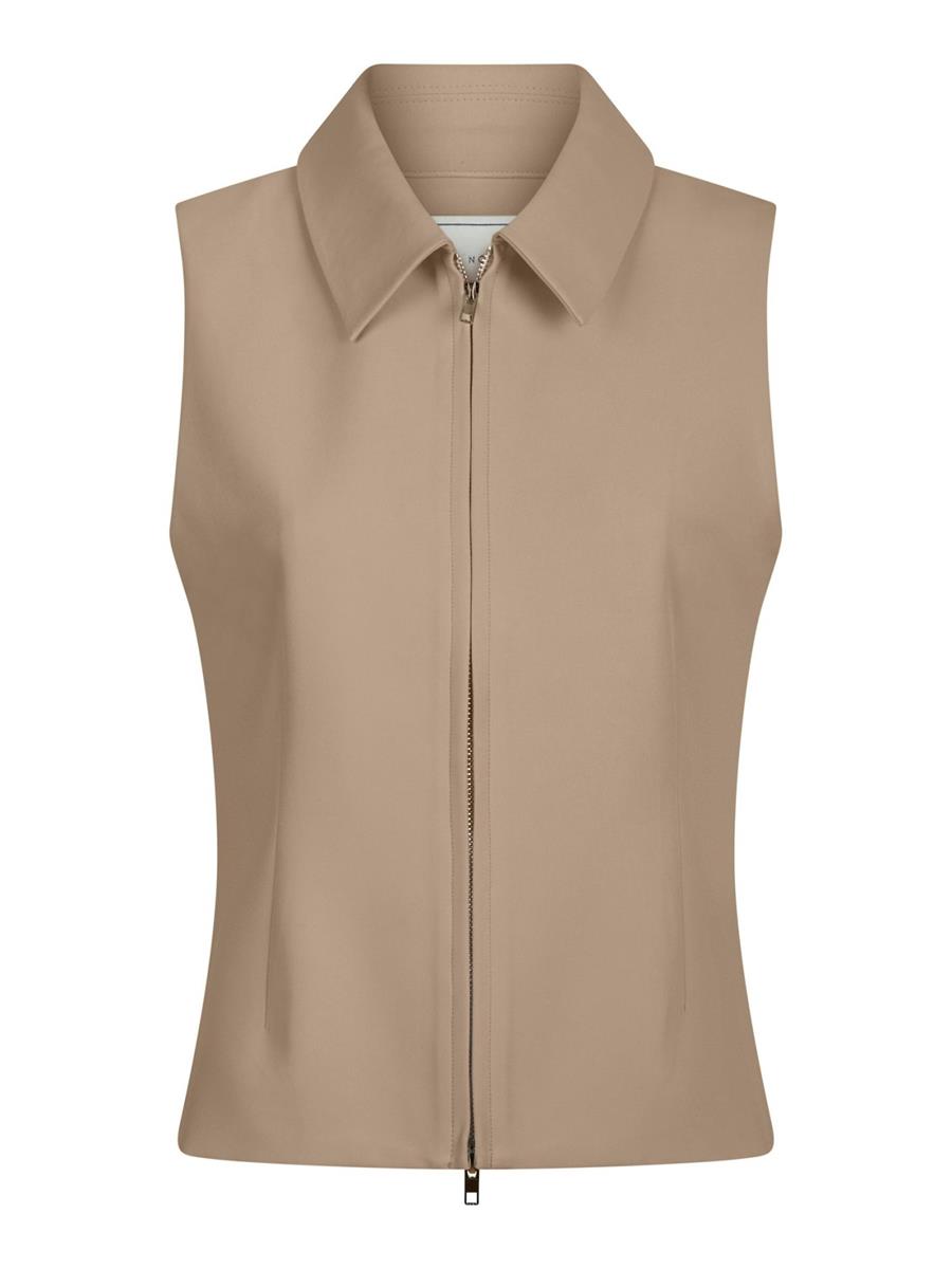 Neo Noir Neo Noir Gilet Annabella Taupe 2