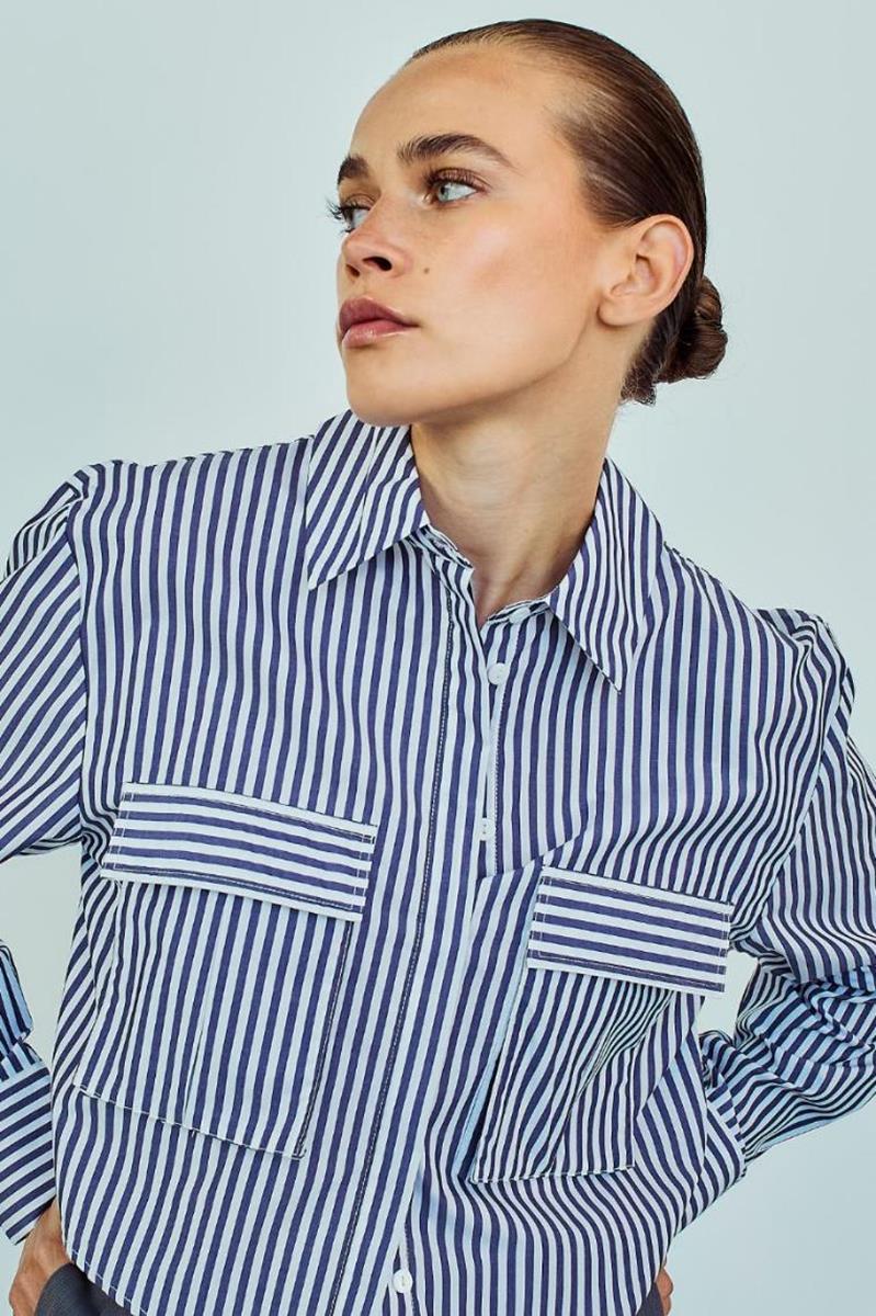 WithBlack WithBlack Blouse Lemon Blauw 1