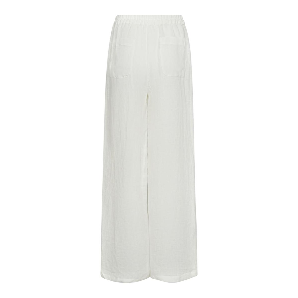 Co'Couture Co'Couture Pantalon Lois Linnen Wit 2