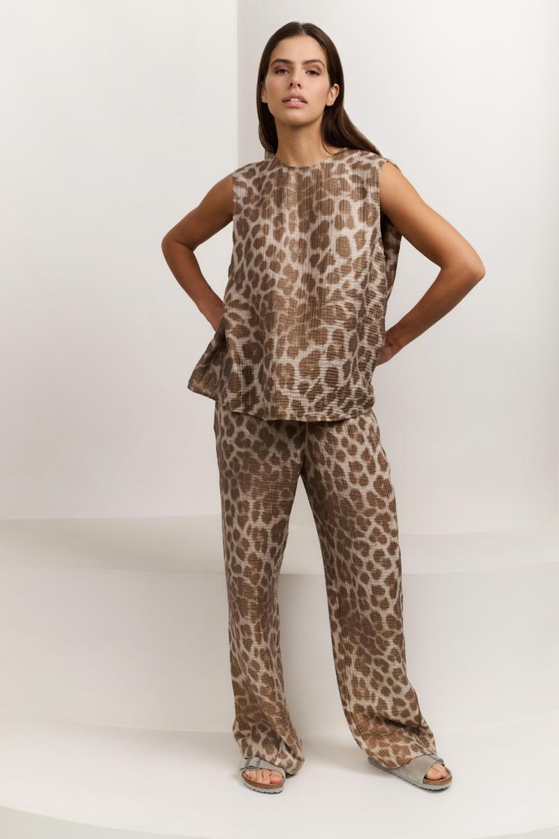 YAYA Pantalon 01-301207-507 Taupe 6