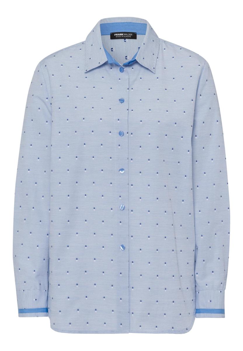 Frank Walder Frank Walder Blouse S52103101 Blauw 1