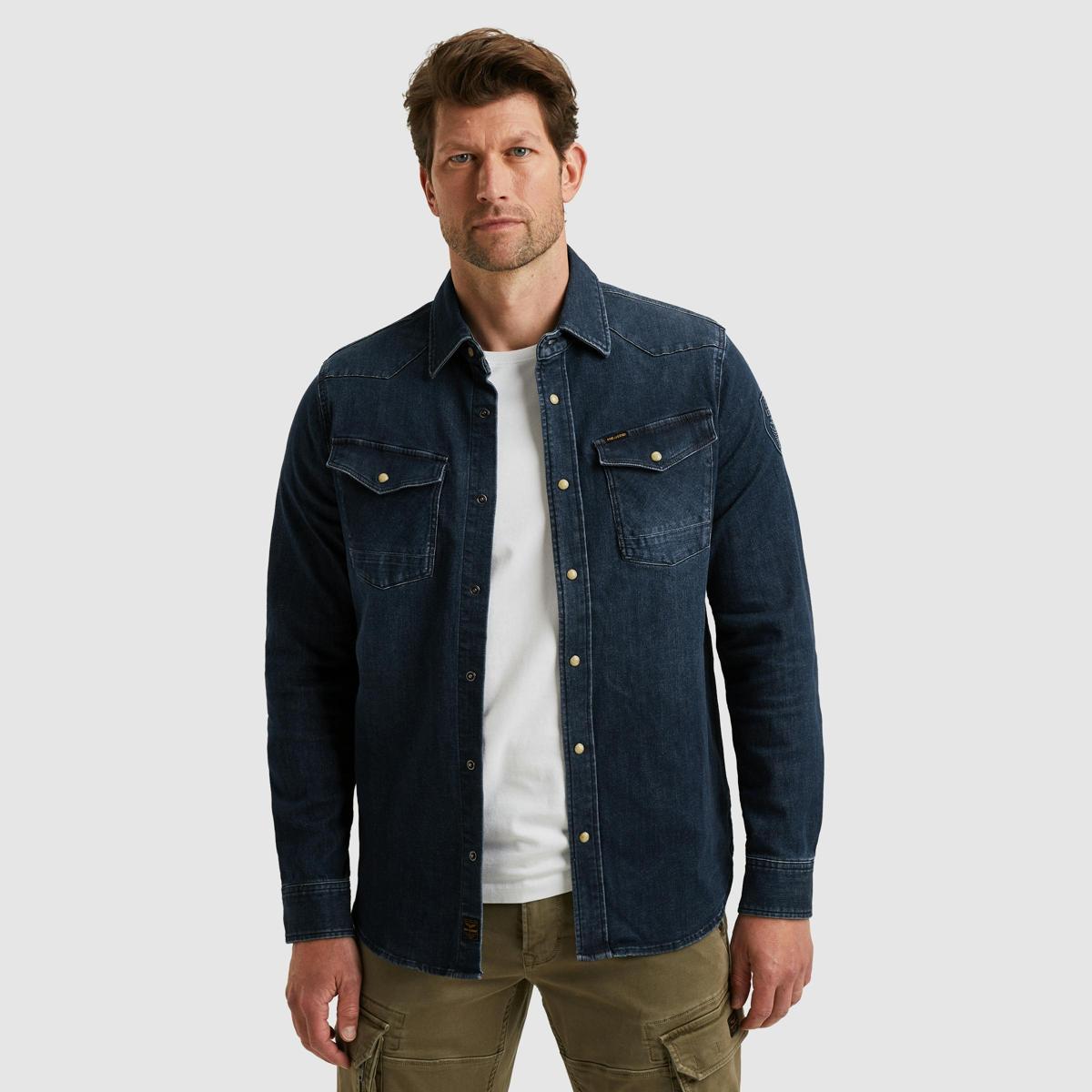 PME Legend Overhemd PSD2508222 Blauw 1